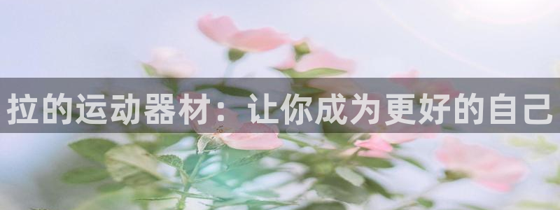 哈哈体育娱乐：拉的运动器材：让你成为更好的自己